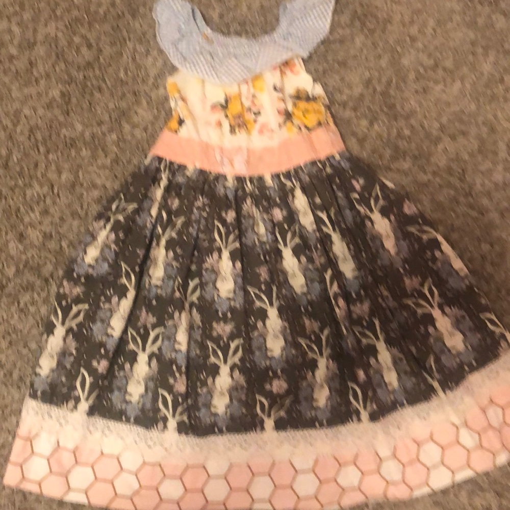 Matilda Jane Platinum Bunny Dress